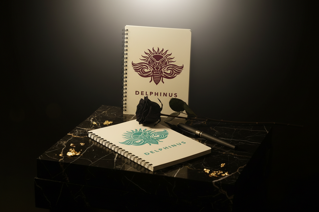 DUO RÉFLEXION — Duo Premium Stylo & Carnet DELPHINUS