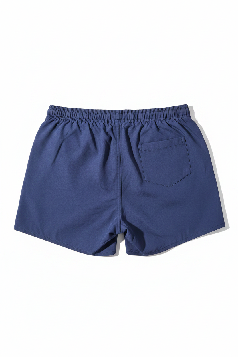 LE FARNIENTE – short bleu marine dos poche arrière, DELPHINUS